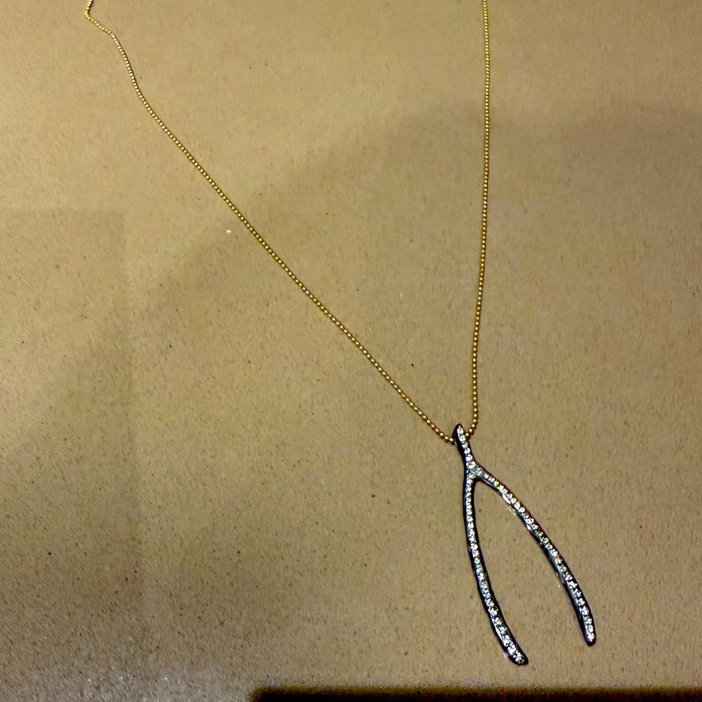 Zadig & voltaire horseshoe necklace! A sparkly statement piece!